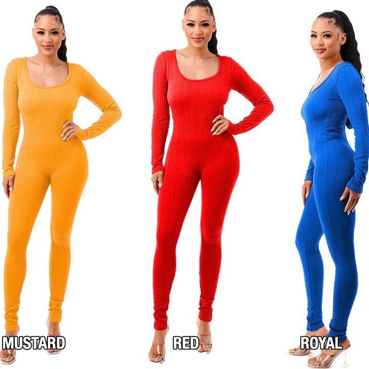 Blue Curve Fitting Spandex Onesie Jumpsuit- One Size Fits All